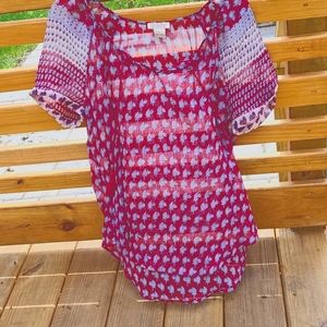 Women's short sleeve blouse